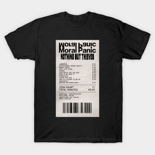 Moral Panic Receipt #1 T-Shirt